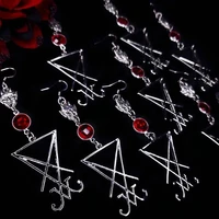 lucifer earringwitchy goth gothic dark jewelry