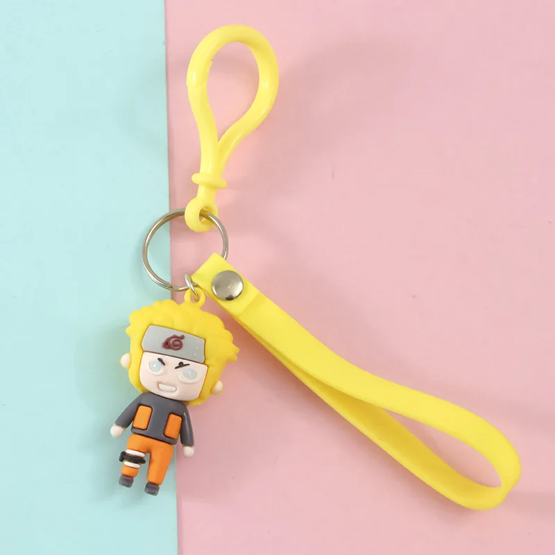 

Anime Demon Slayer Keychain Cute Brinco Blade Of Ghost Keychains Kamado Tanjirou Cosplay Pompom Yaiba Bag Pendant Keyring Gift