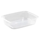 Одноразовый контейнер ЮПЛАСТ ЮУПМ2612 108х82 мм 125 мл 100 шт без крышки, прозрачный, ПП