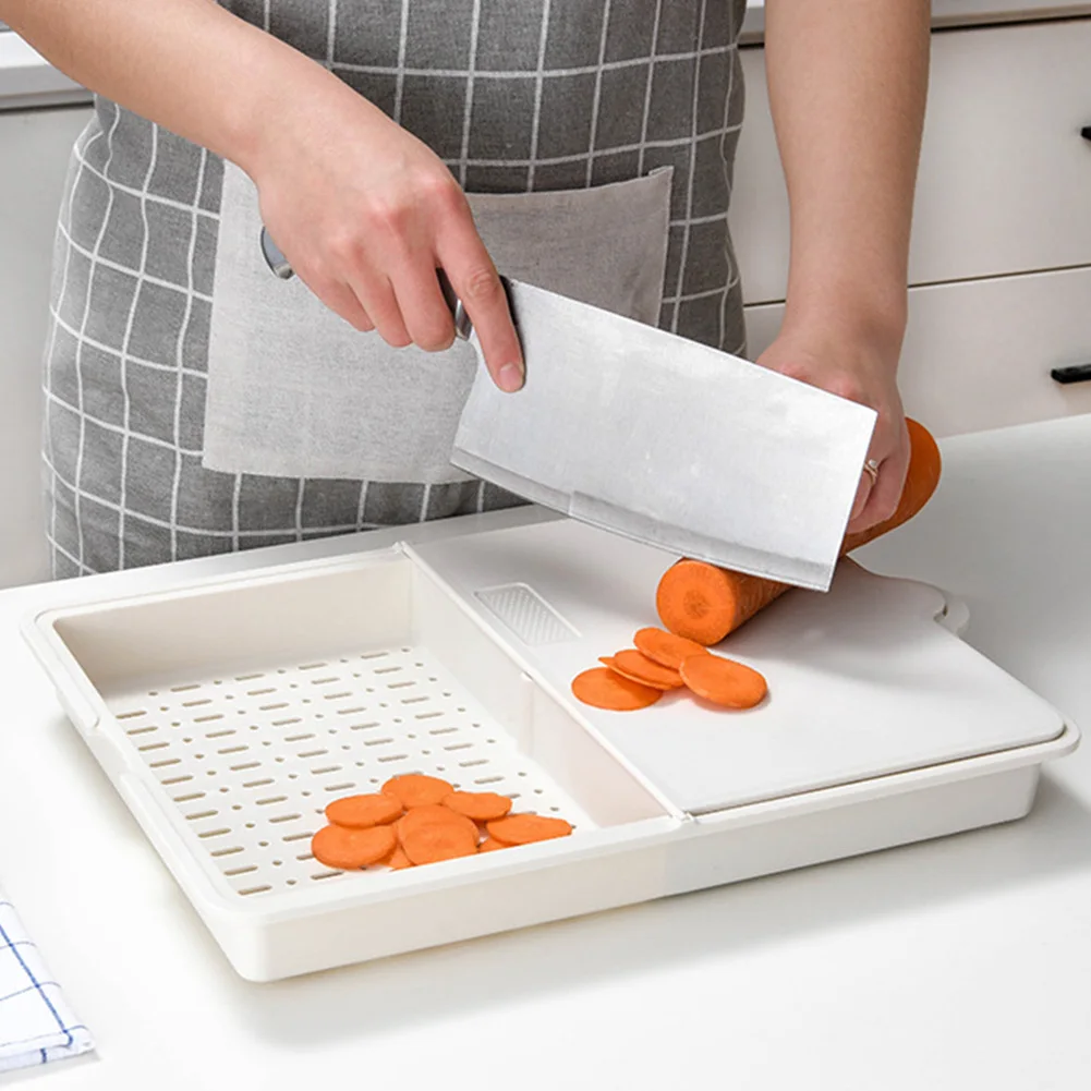 Разделочная доска 3 в 1 Современная многофункциональная разделочная для мытья