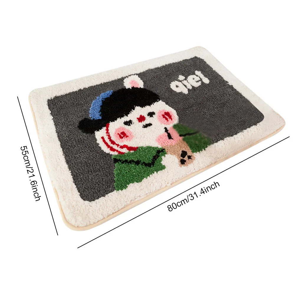 

Bath Mat Non-slip Bathroom Mats Shower Water Absorbent Bath Rug