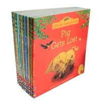 20pcsset 15x15cm usborne farmyard picture books for children baby famous story english tales series of child book farm story