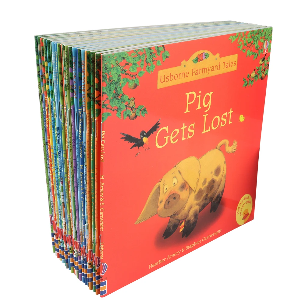 20 шт./компл. 15x15 см Usborne ферма фотокниги для детей детская известная история