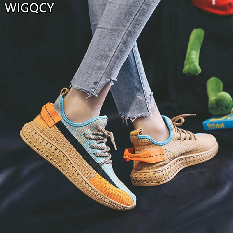 Женские кроссовки с кокосовым принтом WIGQCY сетчатые дышащие обувь для тенниса