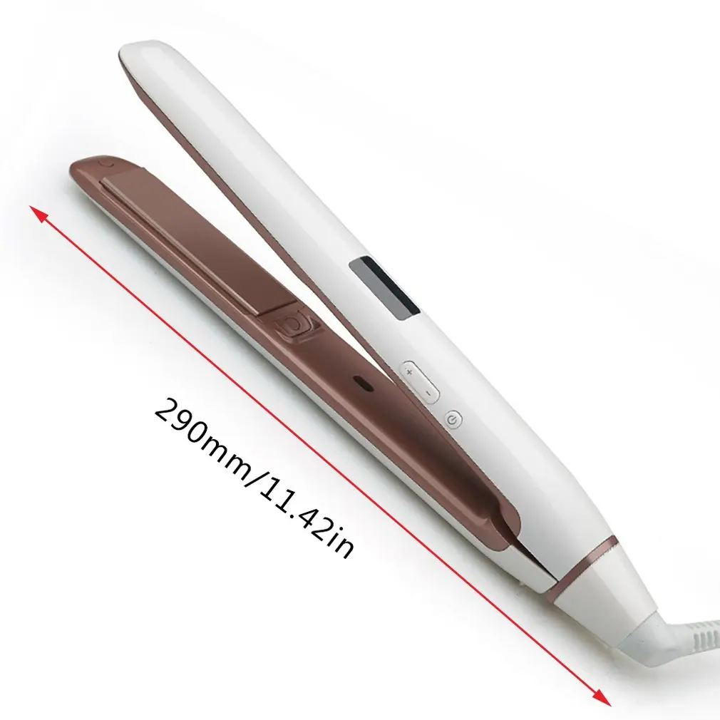 

Hair Straightener Thermostat Perm Digital Display Ceramic Splint No Damage Straight Hair Dual-use Straightening Plate