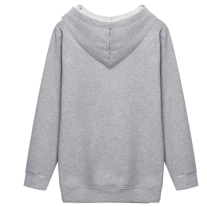 

Speed Sell Through Cross-border Ladies Totoro Printing Long Sleeve In Europe And The Fleece Sets Hooded Jacket Female