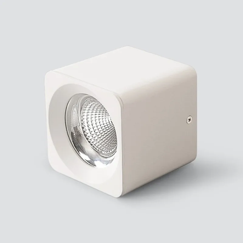 Белый/черный Высокое качество поверхностного монтажа LED COB Диммируемый вниз свет