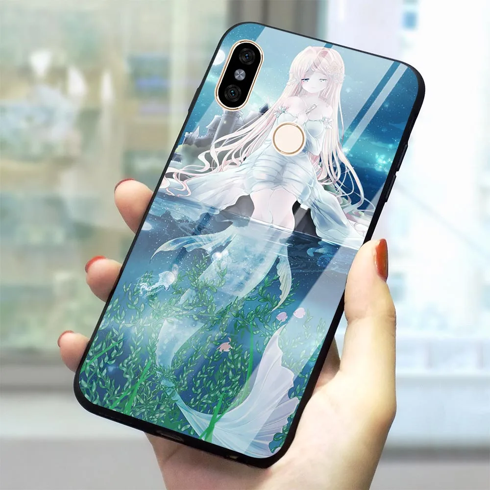 Чехол для телефона с изображением принцессы русалки Redmi Note5 5Pro чехол из
