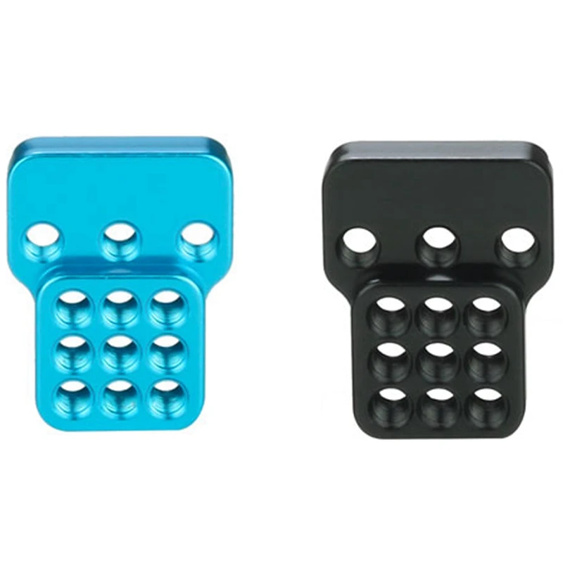 

2 Set Shock Absorber Bracket Extender Seat for WPL C14 C24 C34 C44 B14 B16 B24 B36 1/16 RC Car Parts, Blue & Black