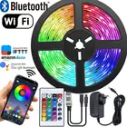 Светодиодная лента 5050 для подсветки телевизора, спальни, украшения на Рождество