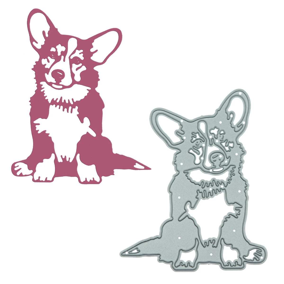 Штампованные трафареты для украшения фотоальбома щенков корги собаки