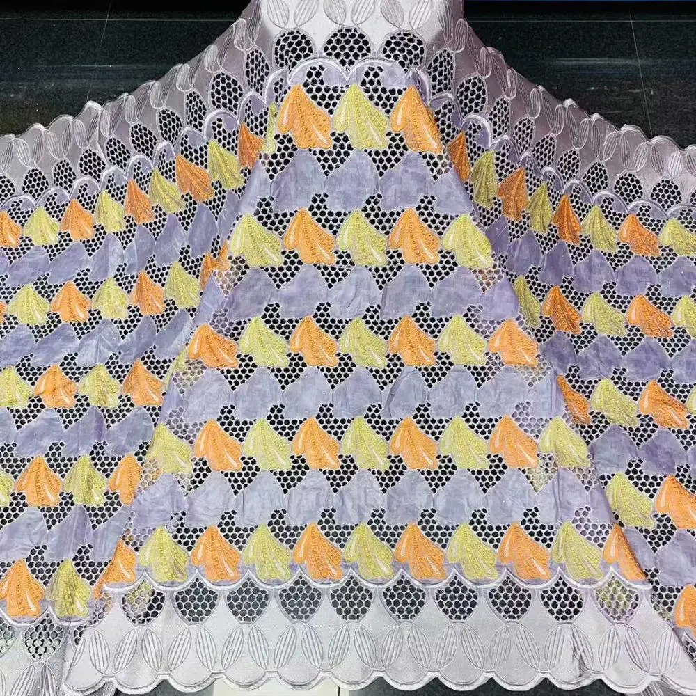 

New Bazin riche fabric african fabric blue lace bazin brode high quality Bazin riche nigerian lace fabric for women dress 5 yard