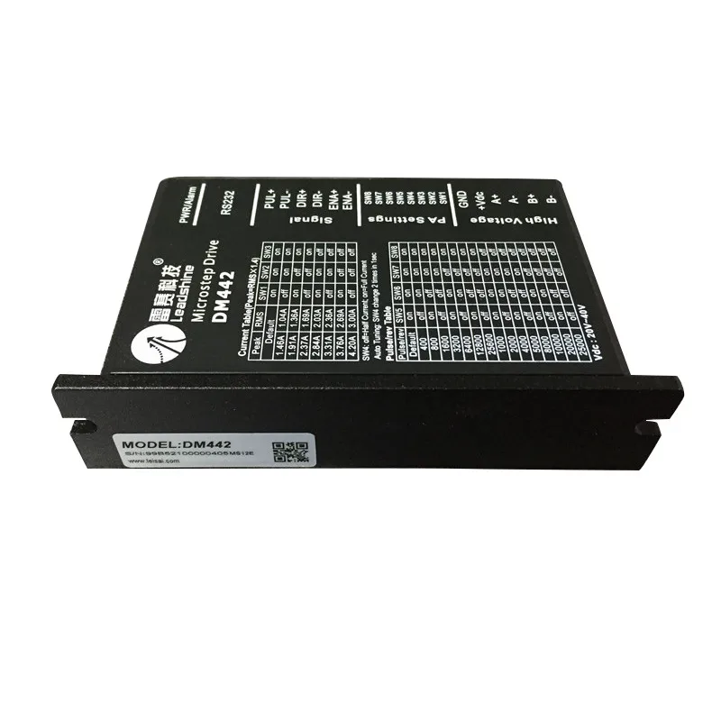 Leadshine Цифровой Драйвер шагового двигателя DM442 на базе DSP дизайн Nema17 к Nema 23 шаговый