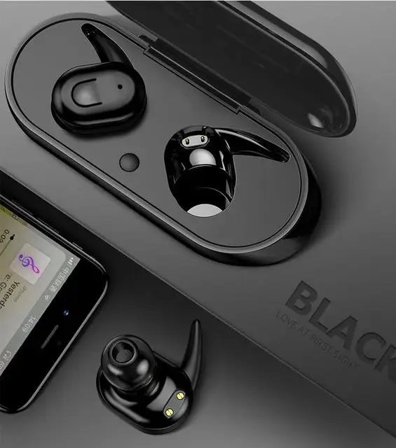 X26 TWS беспроводные наушники стерео Спортивные Bluetooth наушники для мобильных телефонов стереофоническая гарнитура с микрофоном pk i11 i12 i60 - Цвет: x26 black