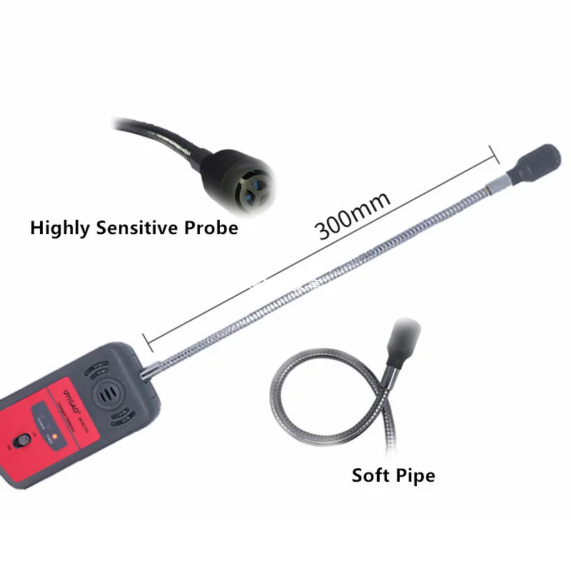 Портативный детектор газа UA6070A переносной галогенный утечки для кондиционера и