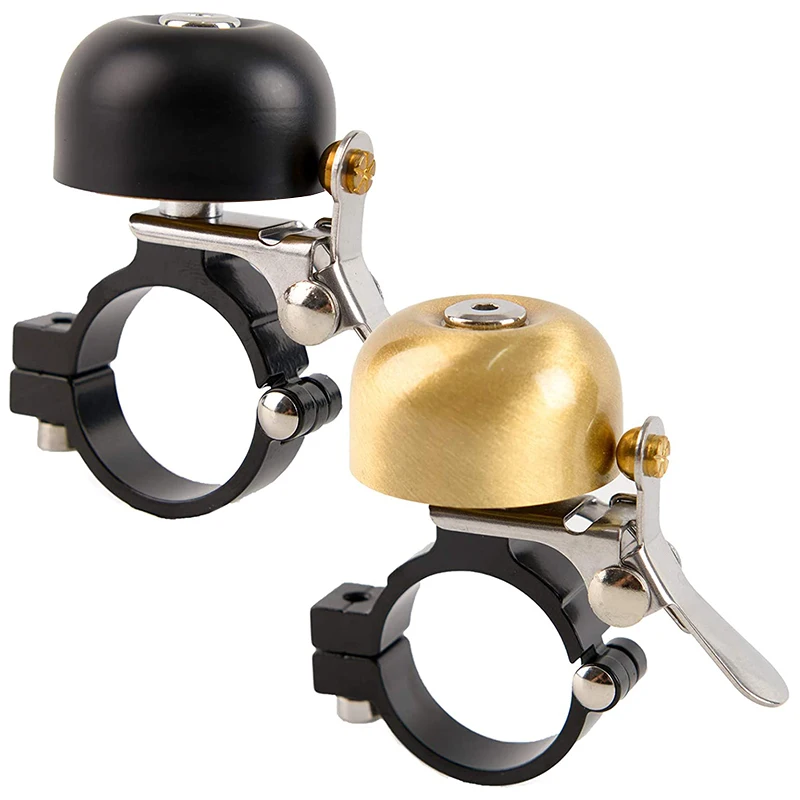 

Bicycle Bell, Adjustable Brass Bicycle Bell Emits A Clear and Clear Sound, Mountain Bike Sports Riding Accessories 2Pcs