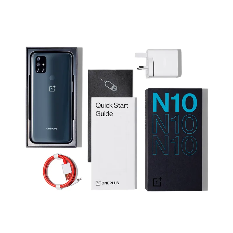global version oneplus nord n10 5g smartphone 6gb 128gb 6 49 90hz 64mp quad 30w warp nfc cameras android 10 mobile phone free global shipping