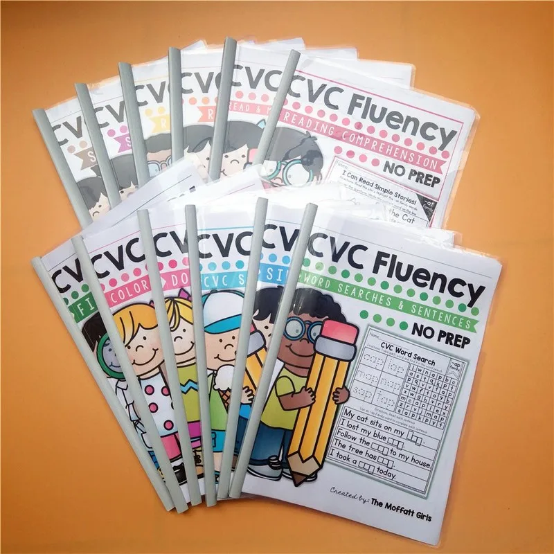 12 книг/Набор для изучения английского языка Pinyin естественное Правописание CVC