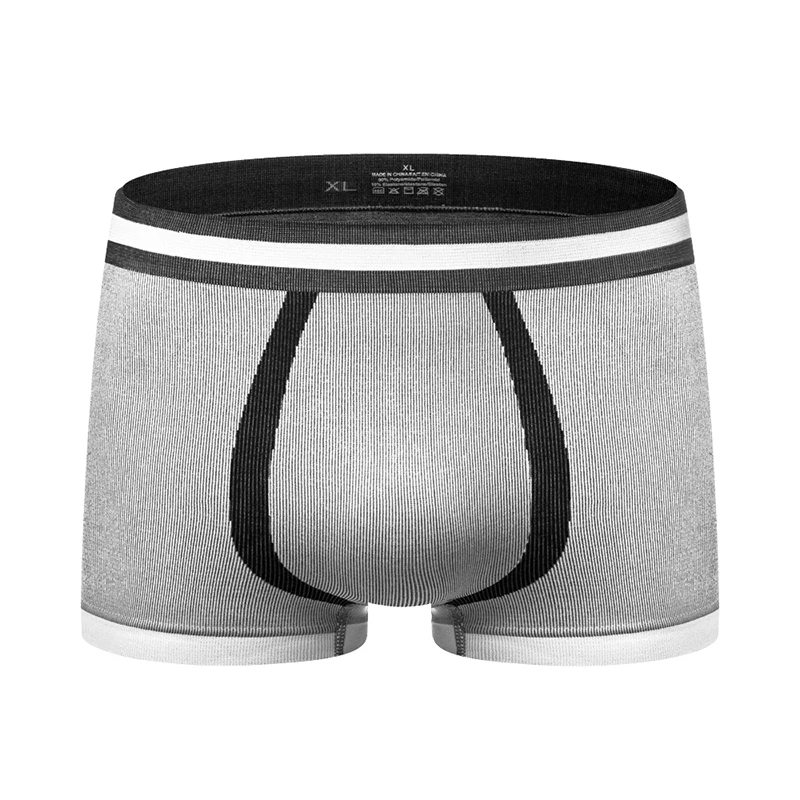 Трусы боксеры мужские однотонные Эротическое нижнее белье для геев хлопковые