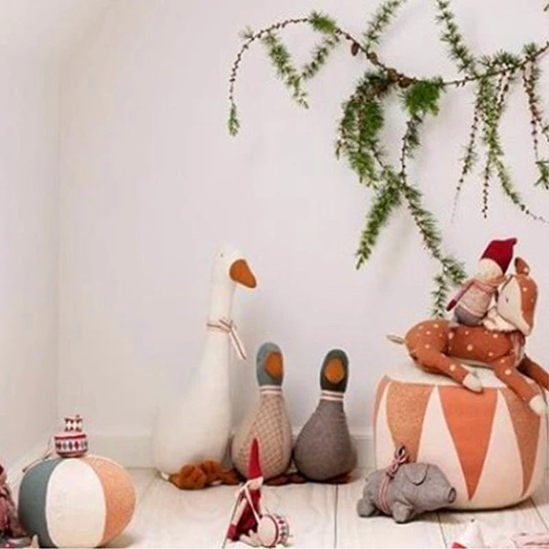 Симпатичная гусиная плюшевая игрушка 35-55 см мягкая Набивная украшение для дома