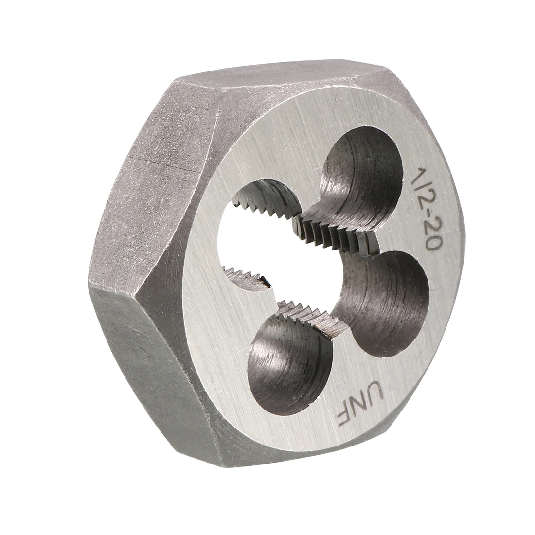 

uxcell 1/2-20 UNF Hex Rethreading Dies, Carbon Steel Hexagon Taper Pipe Die, Accuracy Grade: 2A