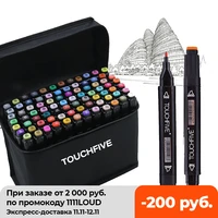 touchfive 2430406080 colors dual headed art markers set alcohol based markers drawing pen manga sketch marker design pens