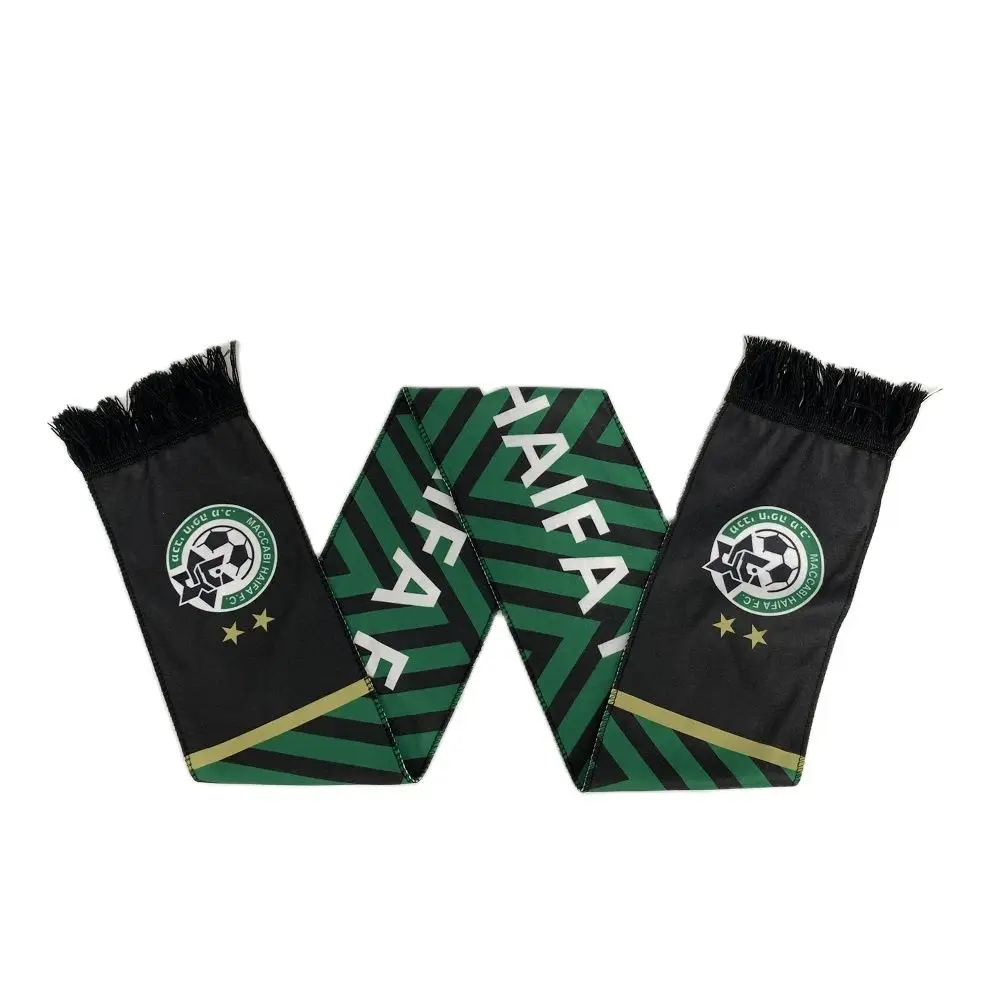 15x145 см 21/22 Zebra Maccabi Haifa Флисовый Шарф для футбольного клуба |