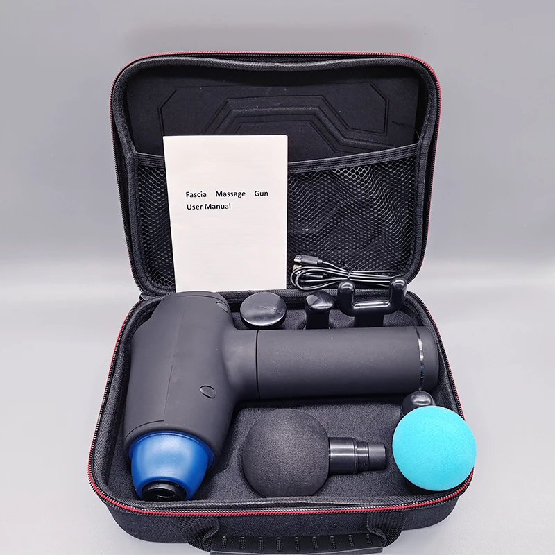 

High frequency Massage Gun Deep Muscle Fascia Gun Body Relaxation Electric Massager with Portable Bag for Fitness and Health