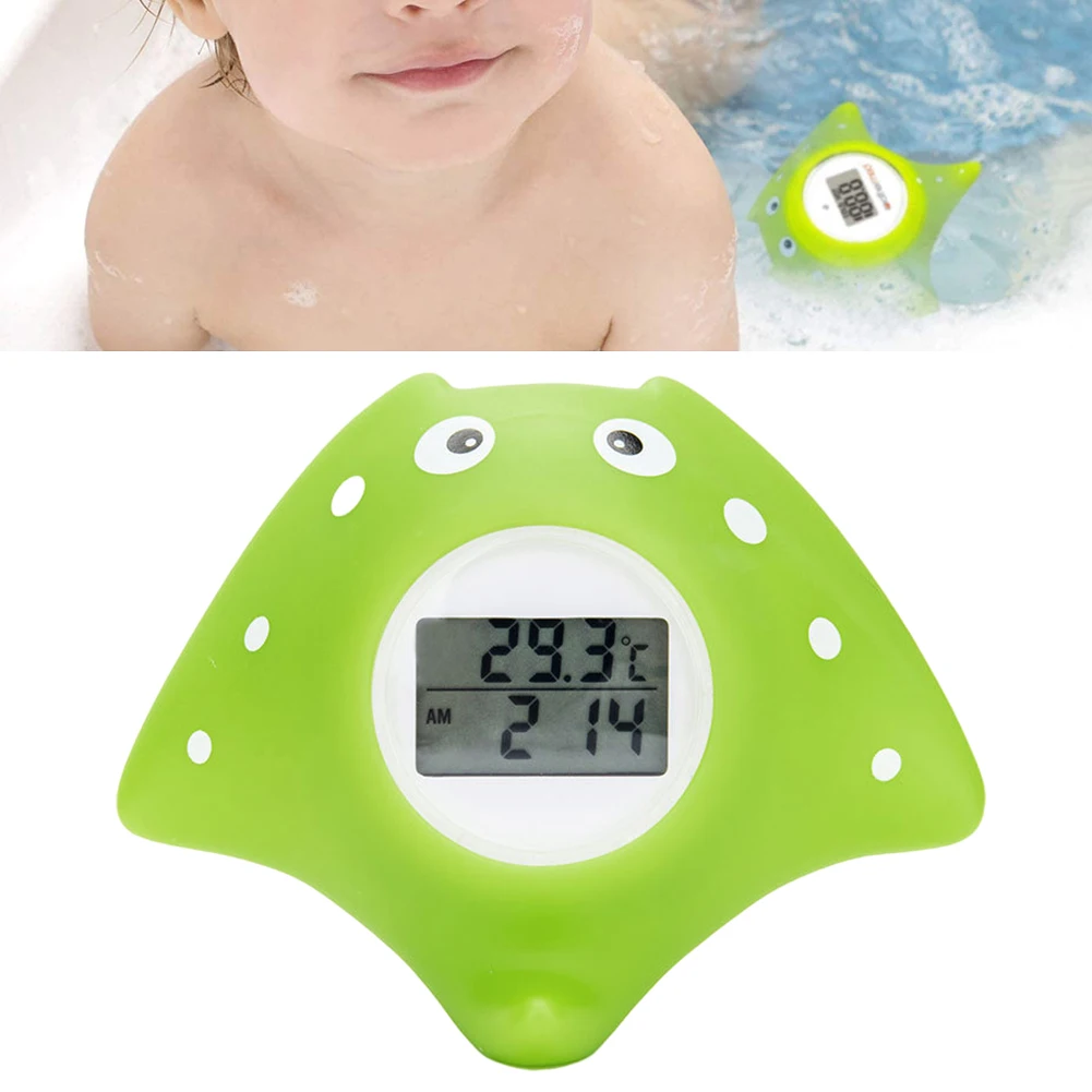 

1pcs Portable Swimming Pool Floating Thermometer Fountain Spa Hot Tub Durable Multi-Function Water Temperature Gauge Green