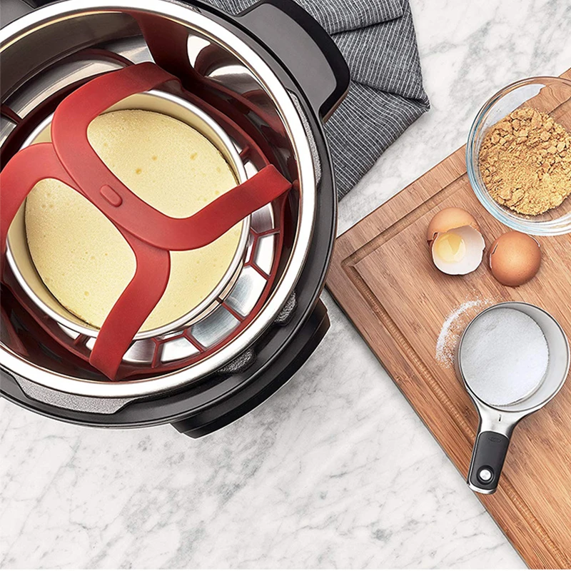 Скороварка Sling Silicone Steamer Lifter аксессуары плита s кухонная сливная площадка Crock Pot