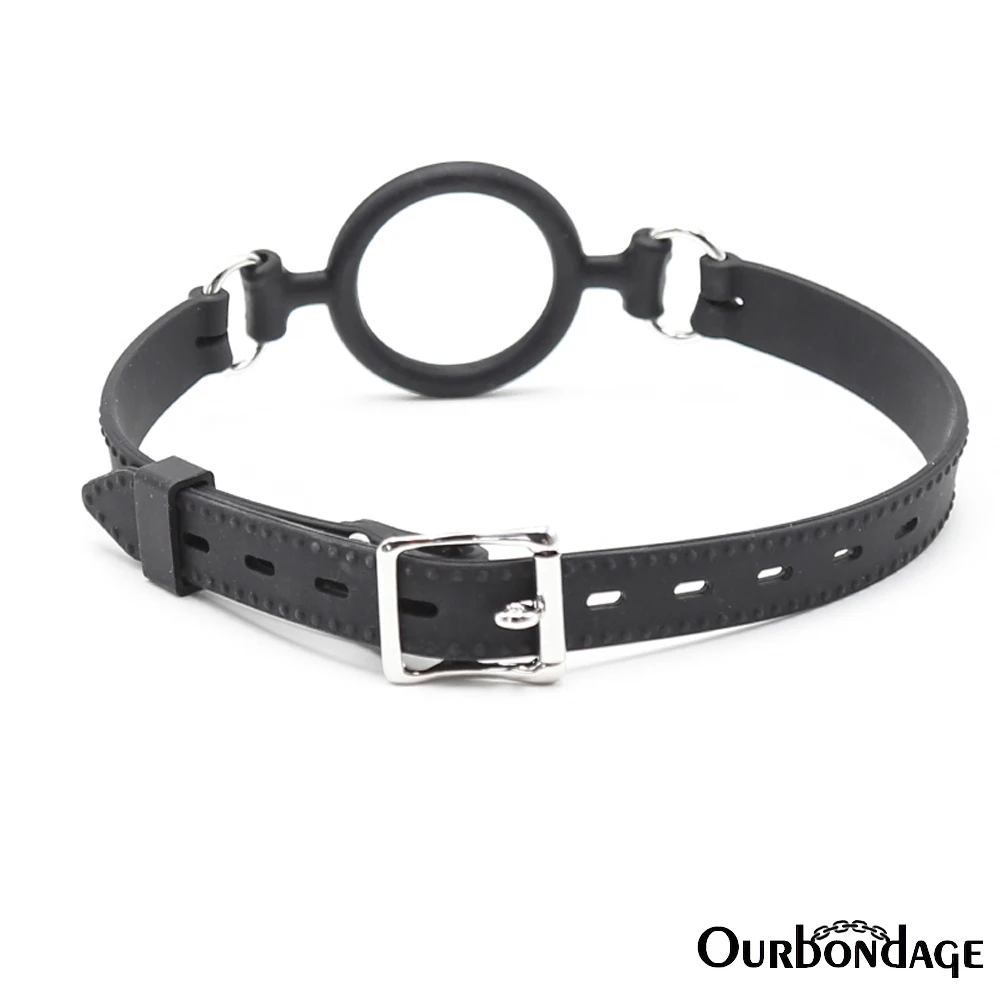 Ourbondage Silicone O Ring Mouth Gag Oral Fixation Silica gel Belt Band Restraints Sex Toys For Men Women And Couples | Красота и