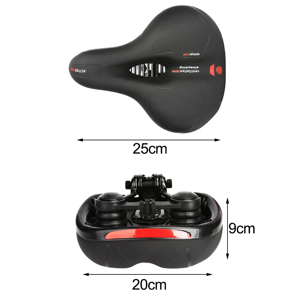 

Bicycle Saddle Seat Big Butt Bicycle Road Cycle Saddle Mountain Bike Gel Seat Shock Absorber Wide Comfortable Accessories