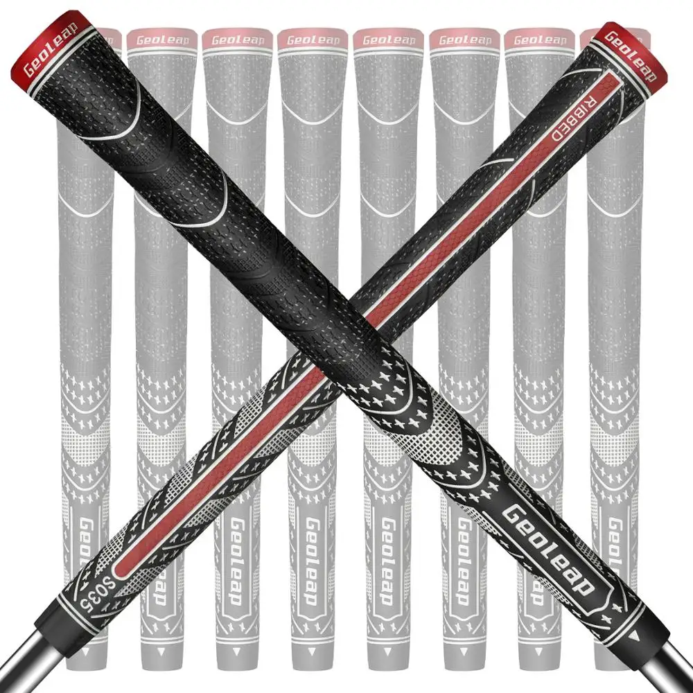 Geoleap Golf Grips 10 шт./лот Back Rib multicompound Hybrid Club Standard 7 цветов. Бесплатная доставка | Спорт и