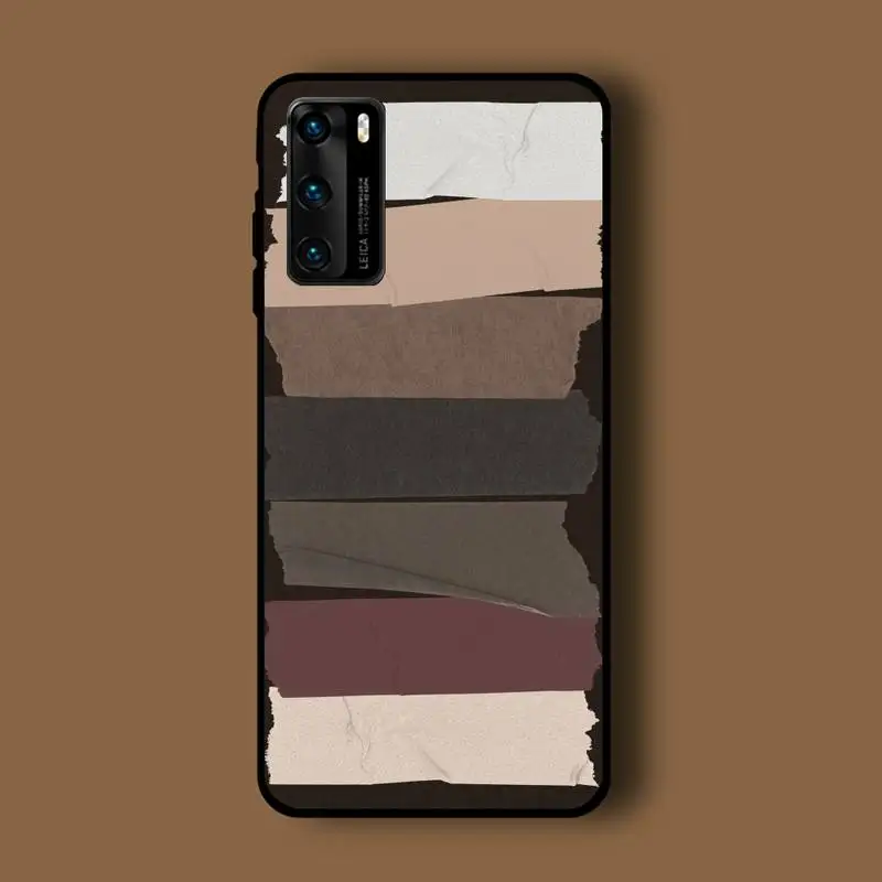 

Landscape color card Phone Case For Huawei P9 P10 P20 P30 SMART P40 Cover Fundas Coque