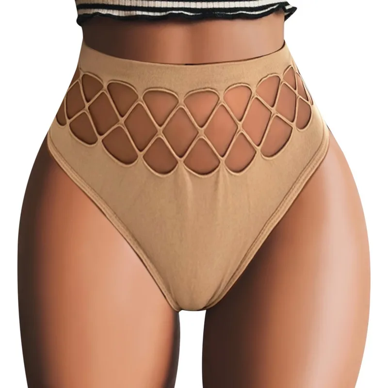 

Sexy Panties Temptation Middle-waist G String Underpant Women Elasticity Underwear Hollow Out Thong Seamless G-String Lingerie