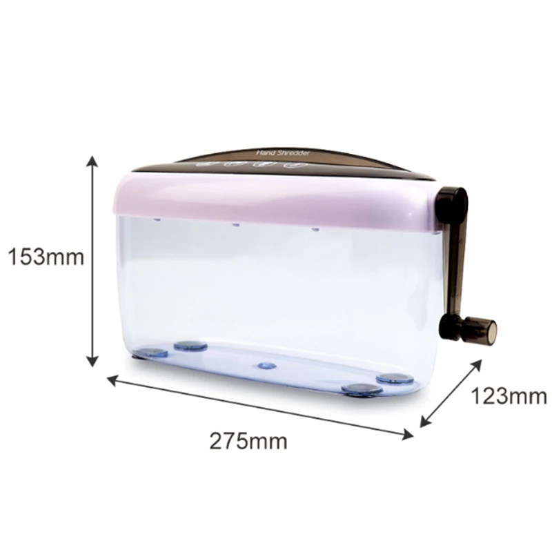 A4 Мини Многофункциональный ручной измельчитель бумаги Разрушитель бумажных