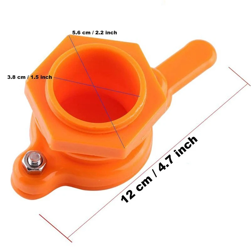 

10 Pcs Flowing Honey Valve Shake Machine Beekeeping Tools Nylon Heavy Duty Honey Faucet Gate Valve Bottling Extractor