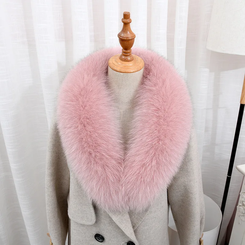 100% Natural Fur Coat Used For Luxury Parkes Wram Real Raccoon Scarf Womens Shawl Mens Large Scarves images - 6