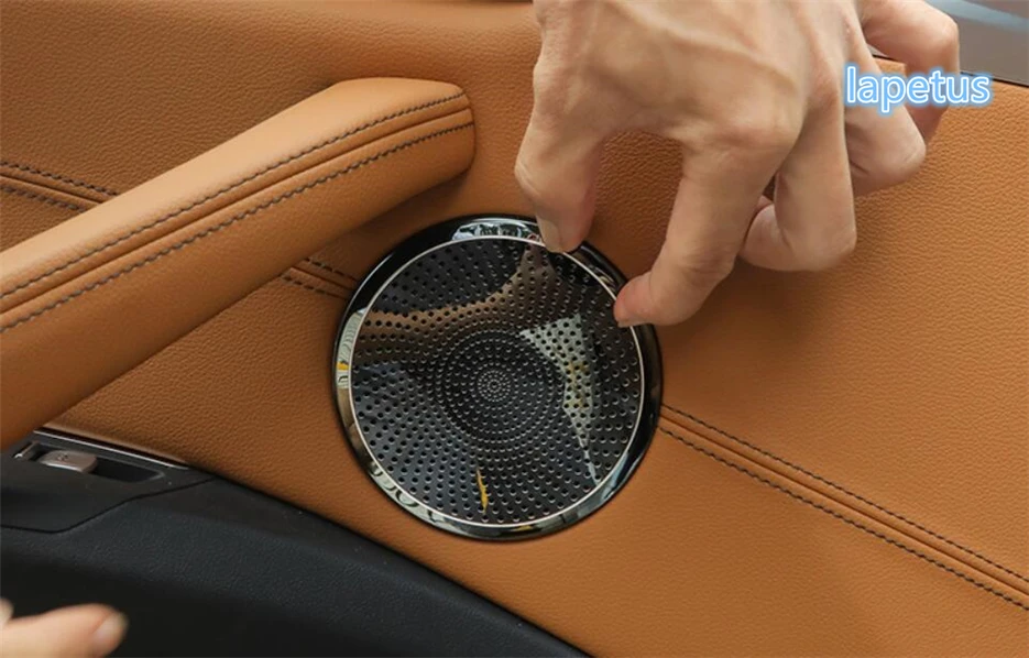 

Lapetus Inner Door Stereo Speaker Audio Sound Decoration Frame Cover Trim Fit For BMW X3 G01 2018 - 2021 Matte / Carbon Fiber