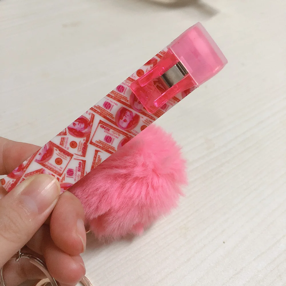 

Новинка, брелок для ключей с буффами, держатель для кредитных карт, зажим для банковских карт, длинный гвоздь, держатель для сигарет, держате...