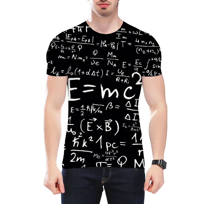 Lyprerazy летняя футболка с забавными геометрическими фигурами круглым вырезом и