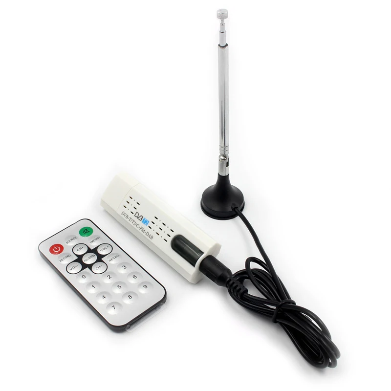 

Digital Antenna Usb 2.0 Hdtv Tv Remote Tuner Recorder Receiver For Dvb-T2/Dvb-T/Dvb-C/Fm/Dab For Laptop