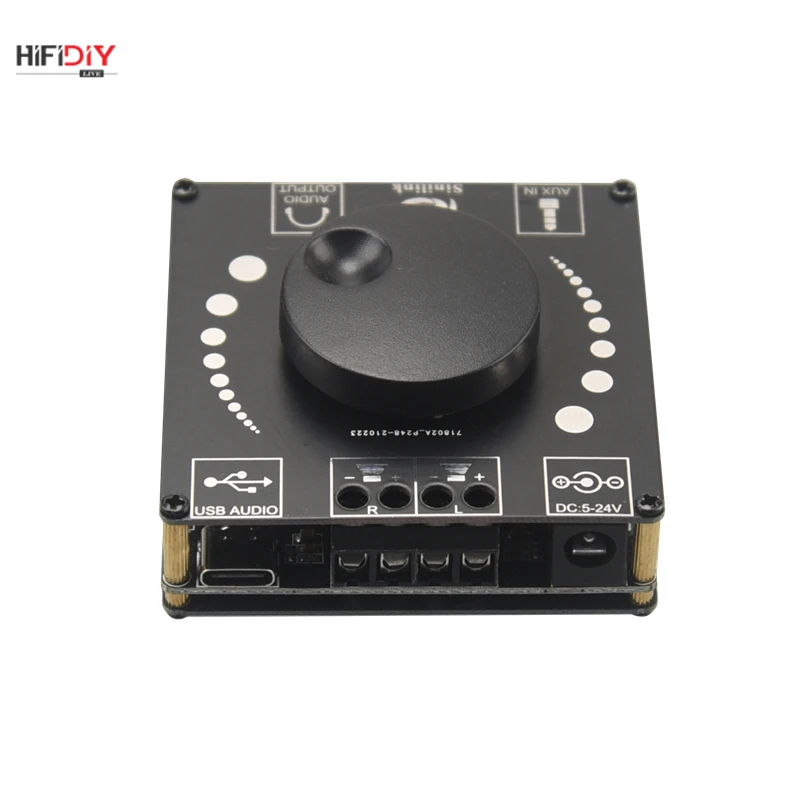 502H 1002 Bluetooth 5.0 TPA3116D2 Digital Power Audio Amplifier board 50WX2 100W*2 Stereo AMP Amplificador Home Theater AUX USB |
