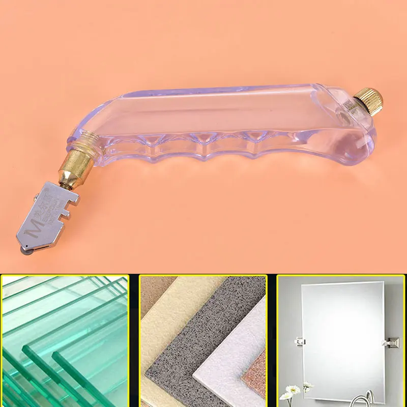 

1Pc Professional Oil Glass Cutter Hard Diamond Cutting Glass Tile Manual Cutting Tool New