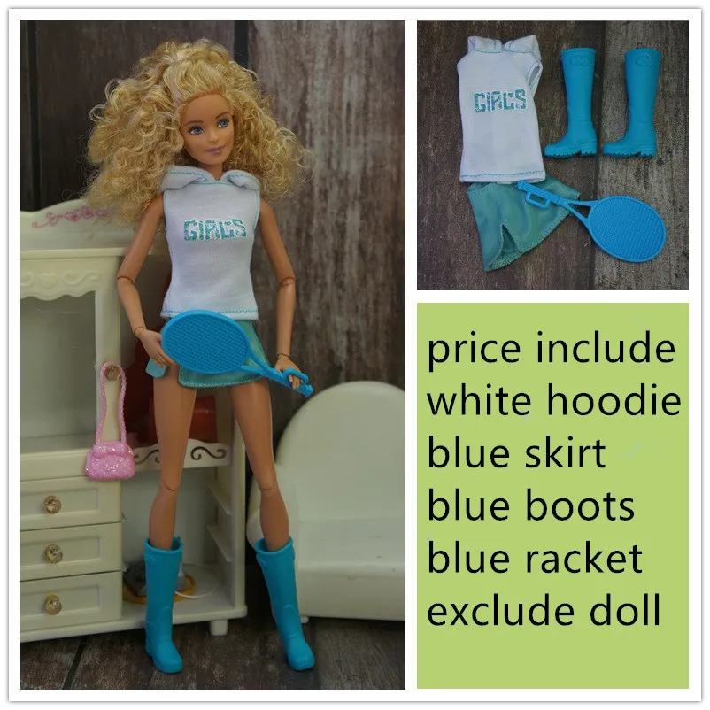 Кукольные шляпы принцессы комплект одежды очки обувь кепки спортивная одежда