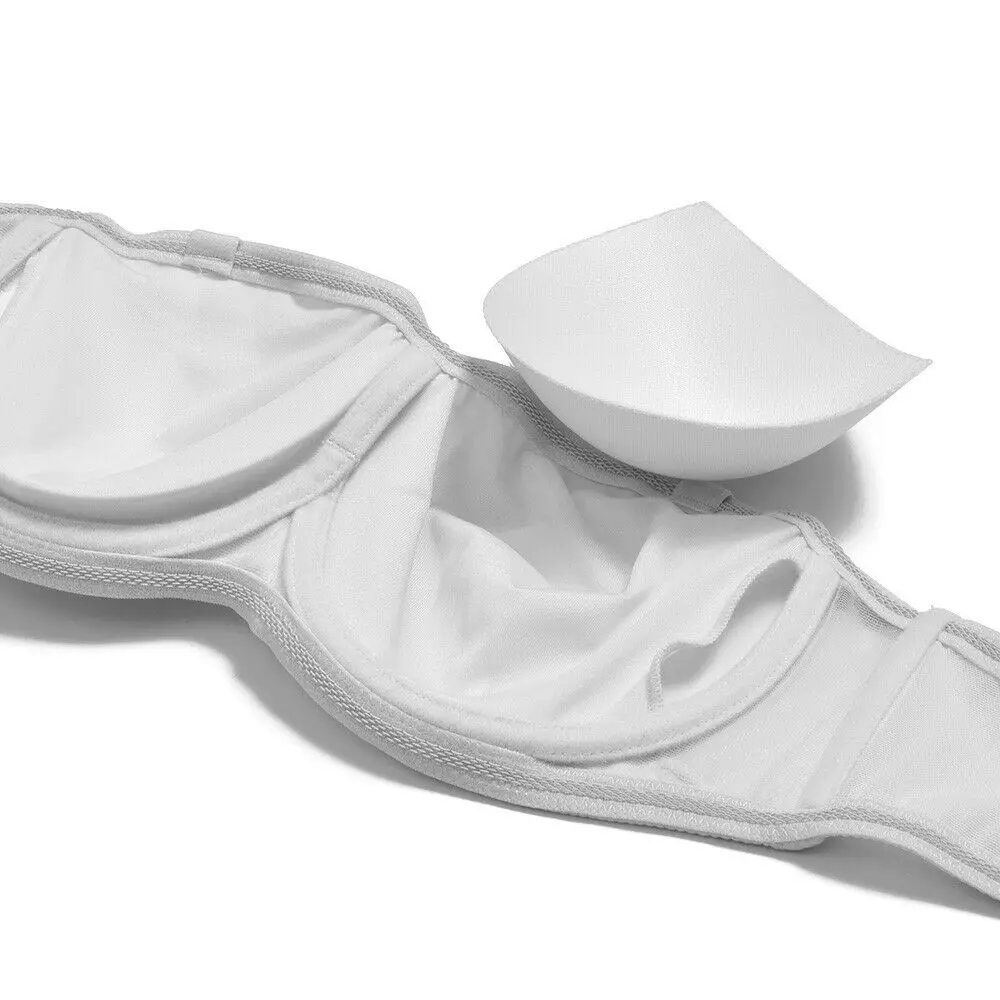 Бюстгальтер без бретелек мягкий Регулируемый с мягкими чашечками размеры A B C D DD