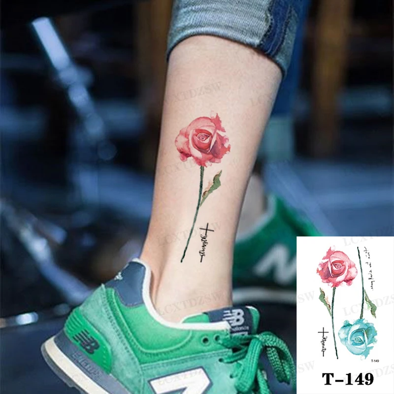 Animal Temporary Tattoo Stickers, Waterproof Tiger, Mermaid False Tattoos, Human Body Art, Disposable Tattoos For Men And Women