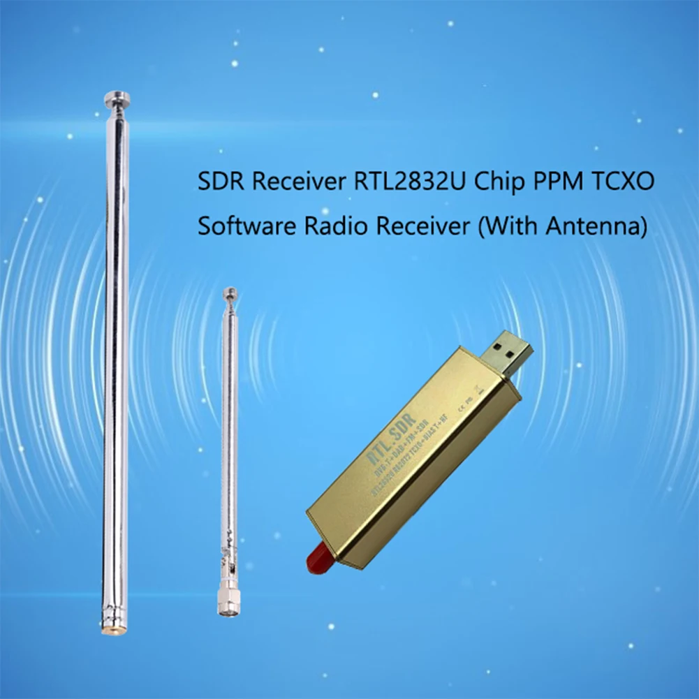 

SDR Receiver with RTL2832U Chip PPM TCXO FM Software Defined Radio SDR Full Band Software Defined Radio Receiver
