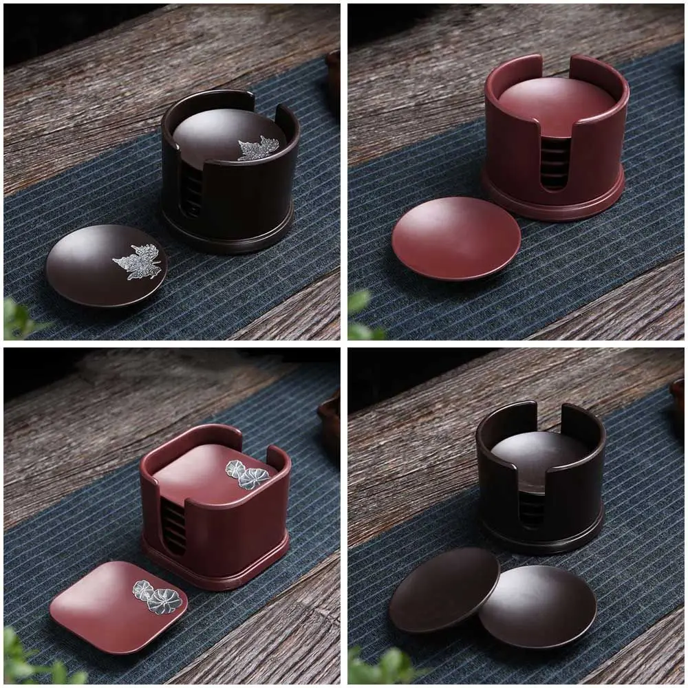 

Insulation Table Decoration Placemats Tea Accessorie Coffee Pads Tea Saucer Tea Set Cup Mat Bakelite Coasters