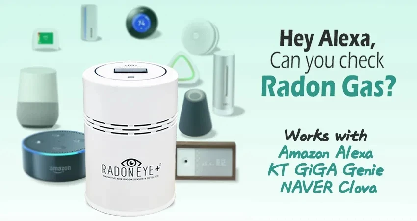 Умный детектор Radon Eye + plus iOT подключение к сети через Wi Fi добавление температуры и